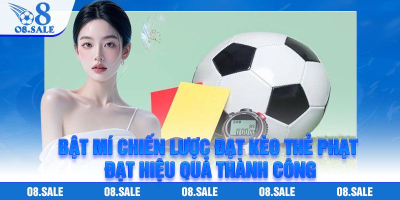 Bật mí chiến lược đạt kèo thẻ phạt đạt hiệu quả thành công