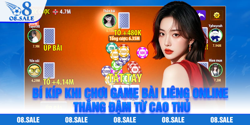 Bí kíp khi chơi game bài liêng online thắng đậm từ cao thủ